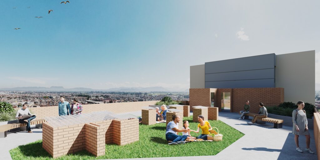 Las imágenes utilizadas en la presentación de proyectos inmobiliarios, tales como piezas publicitarias, planos, renders, áreas, acabados, entre otros. Son representaciones digitales y artísticas de diseño, por lo tanto, no figuran compromiso contractual por parte de Urbanoz. Así mismo, las áreas exhibidas son aproximadas (áreas de balcón, está incluida en las áreas construidas y privadas) y podrán sufrir ajustes como consecuencia de las modificaciones en la licencia de construcción ordenadas por la Curaduría o Alcaldía competente. El mobiliario, acabados y demás elementos que aparecen en las imágenes de los proyectos inmobiliarios, son una representación con el fin de ilustrar la utilización de espacios. Para cualquier inquietud acerca de especificaciones de entrega, entre otros, consulte el documento de especificaciones del proyecto.